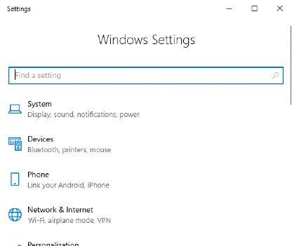 windows settings troubleshoot