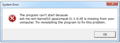ext-ms-win-kernel32-appcompat-l1-1-0.dll file error
