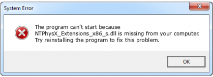 ntphysx_extensions_x86_s.dll file error