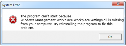 windows.management.workplace.workplacesettings.dll file error
