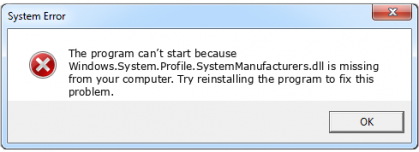 windows.system.profile.systemmanufacturers.dll file error